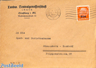 Letter from Strassbourg to Strassburg-Neudorf