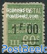 1.00 on 60c, Colis Postal, Stamp out of set