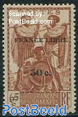 FRANCE LIBRE 50c. overprint 1v