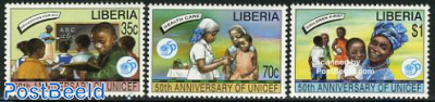 50 years UNICEF 3v