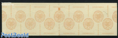 Coronation booklet with counting block on cover