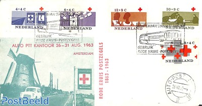 Cover Red Cross, Autopostkantoor
