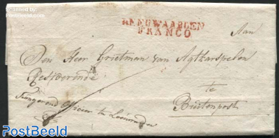Letter (Opsporingsbevel, Wanted person letter) from Leeuwarden to Buitenpost