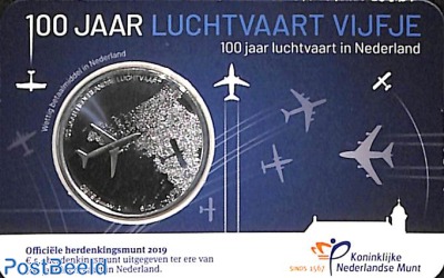 5 Euro, 100 jaar Luchtvaart, Coincard