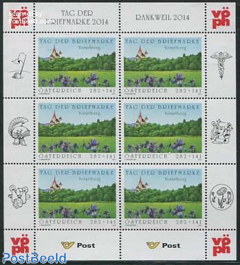Stamp Day, Voralberg minisheet