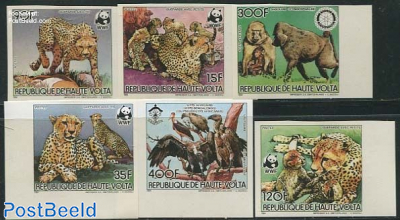 WWF, Rotary, scouting 6v imperforated