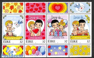 Love is, booklet pane