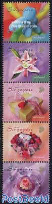 Wishing stamps 5v [::::]