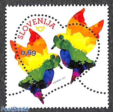 Wishing stamp 1v