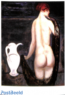 Jan Sluijters, Vrouwelijk naakt op de rug gezien, 1919