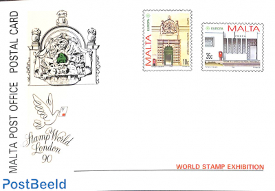Postcard Europa, Stamp world