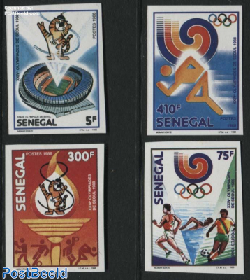 Olympic Games Seoul 4v, imperforated