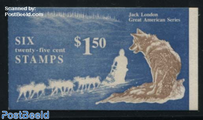 Jack London booklet (with 6 stamps)