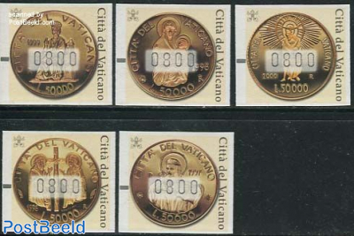 Automat stamps, coins 5v