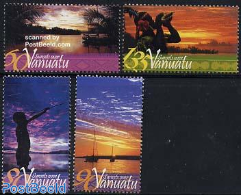 Sunsets over Vanuatu 4v