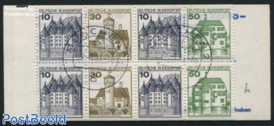Castles booklet (Lieber Briefmarkensammler/Postscheckkonto)