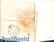 Folding letter from Amsterdam to the mayor of Schiedam
