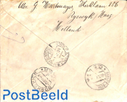 REgistered letter from 's-Gravenhage to Buskowitz