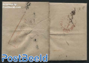 Folding letter from Arnhem to The Hague