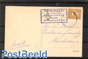 Postcard Vierlandenpunt with stamp pictured Germany, Netherlands, Belgium, Moresnet
