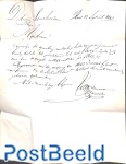 Folding letter to 's Gravenhage met Zeelenberg
