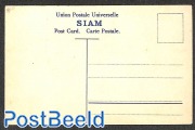 UPU postcard with stamps pictured Siam